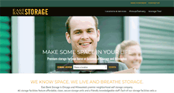 Desktop Screenshot of eastbankstorage.com